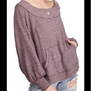 Free people thermal sweater size small c34